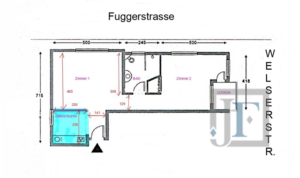 Grundriss Welserstr